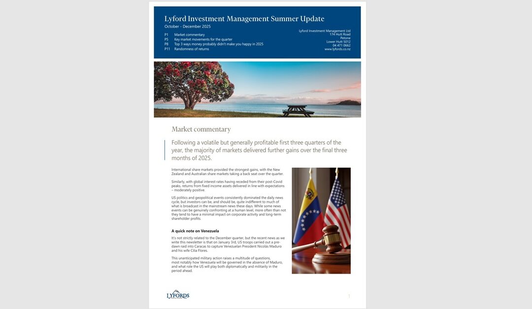 Lyfords fourth quarter newsletter 2025